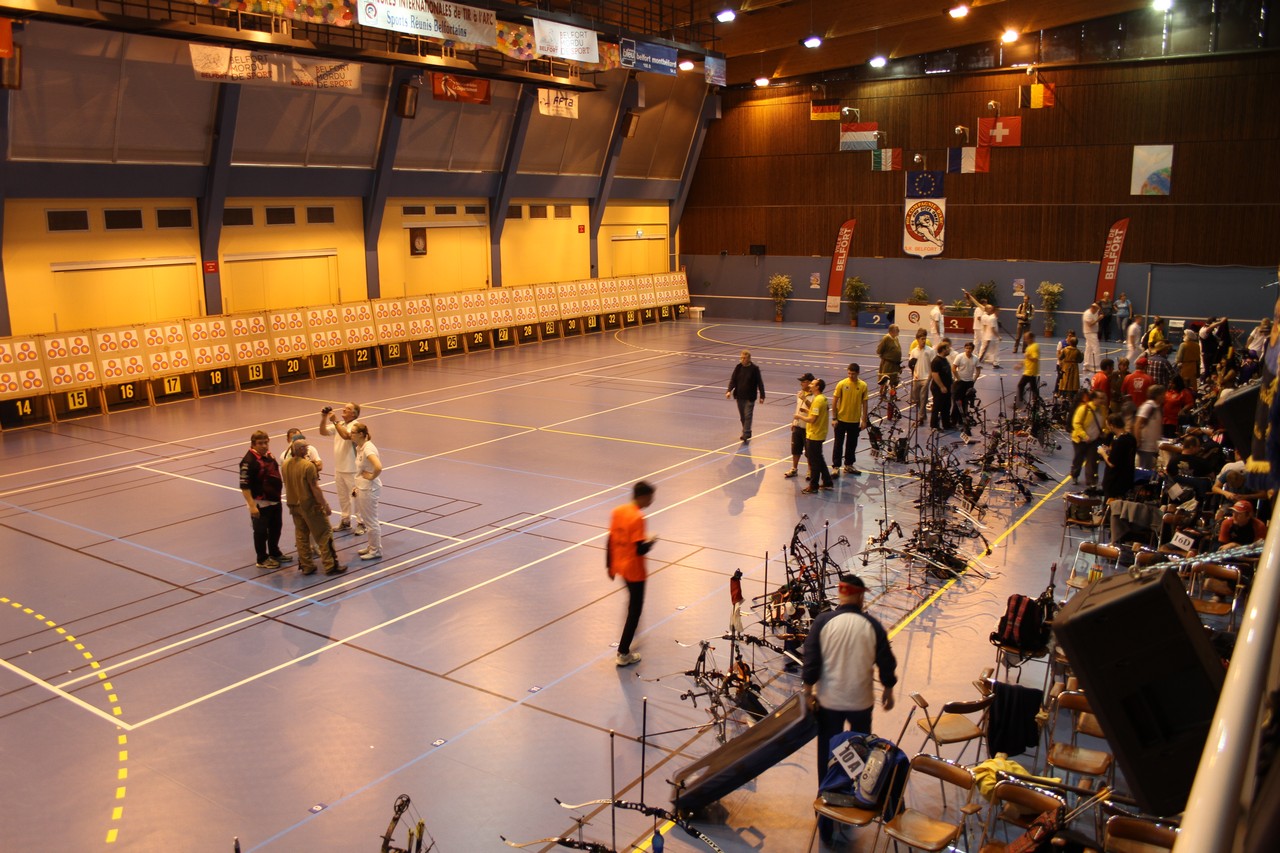 Les archers de la savoureuse au 24H internationales de Belfort 2015.